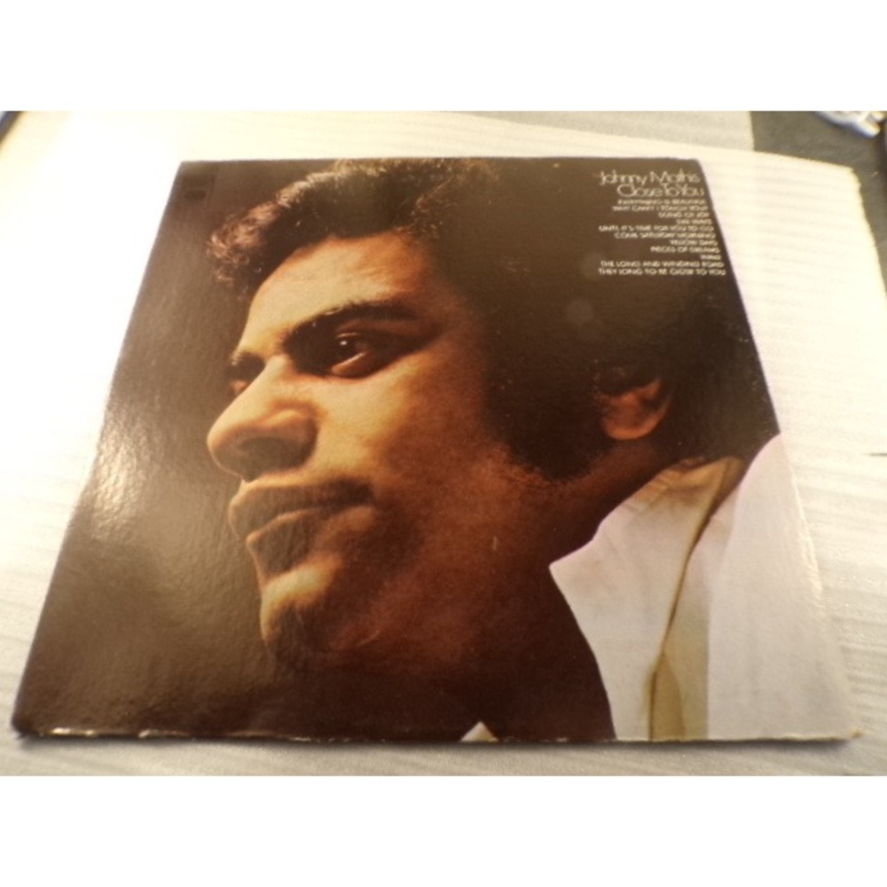 Johnny Mathis Close to You Vinyl LP Record Columbia C 30210 1970 Vocal Pop 33RPM
